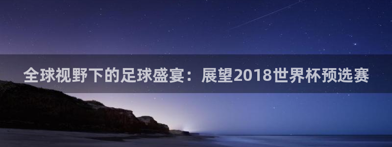 2026世界杯亚洲区预选赛赛程：全球视野下的足球盛宴：展望2018世界杯预选赛
